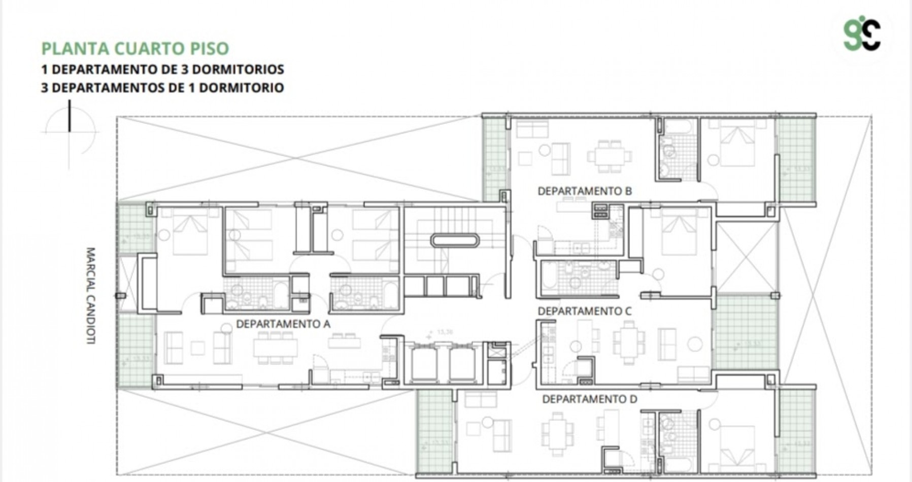 DEPARTAMENTOS 1 DORMITORIO A ESTRENAR EN BARRIO CANDIOTI SUR CON FINANCIACION