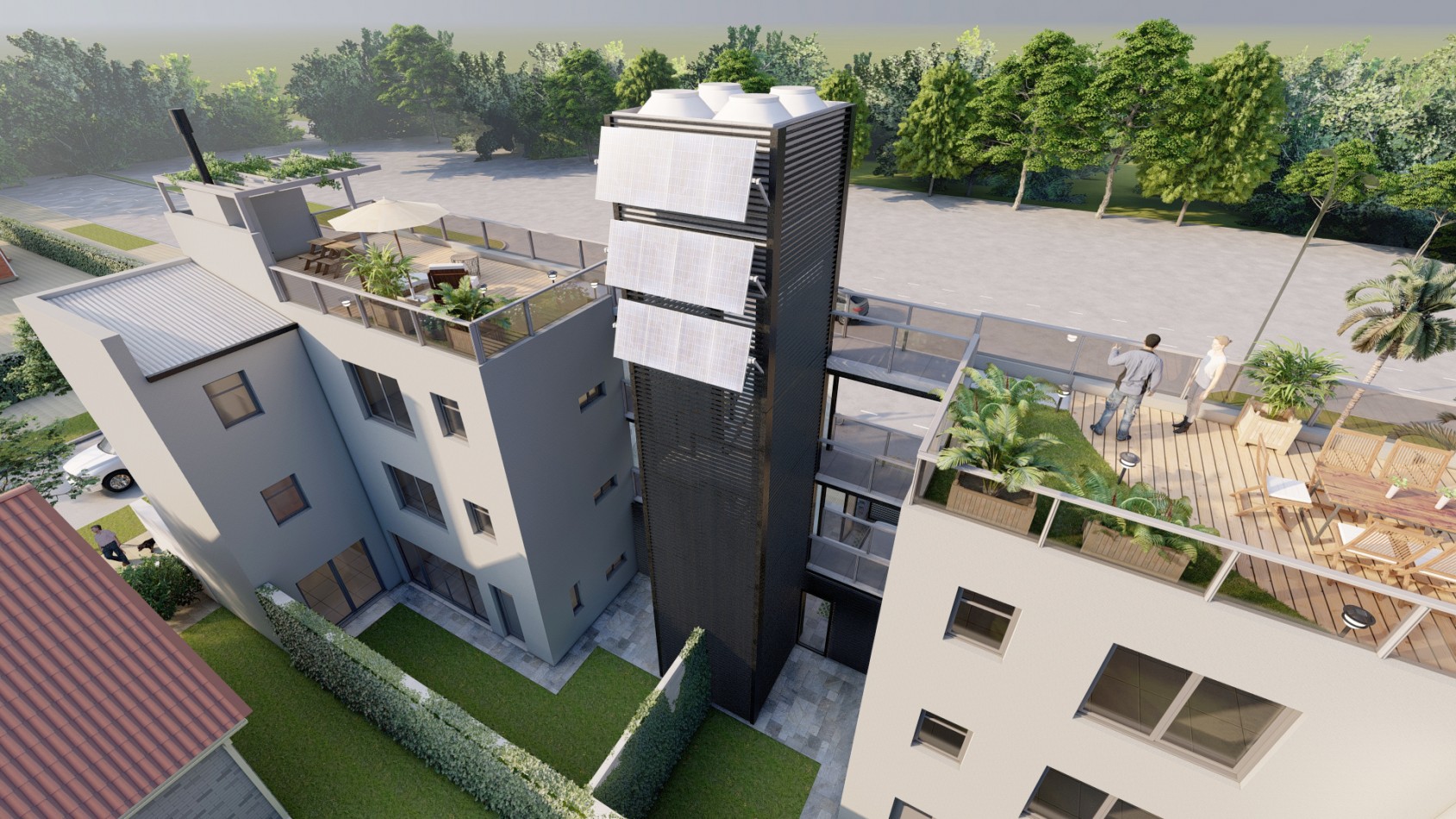 DEPARTAMENTOS SOBRE LA COSTANERA - 2 DORMITORIOS CON PATIO Y COCHERA