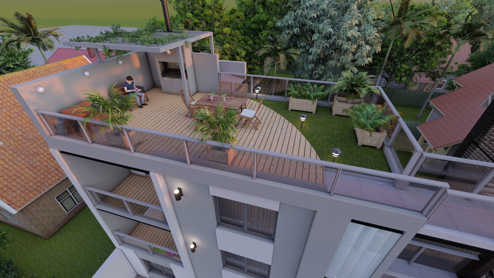 DEPARTAMENTOS SOBRE LA COSTANERA - 2 DORMITORIOS CON PATIO Y COCHERA