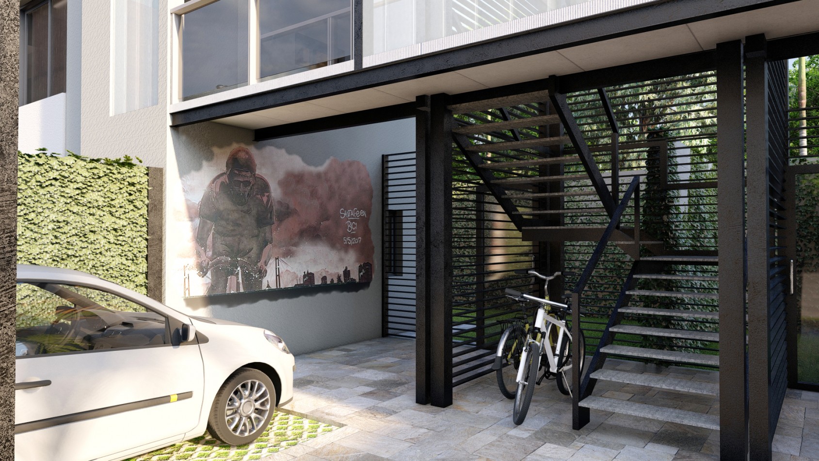 DEPARTAMENTOS SOBRE LA COSTANERA - 2 DORMITORIOS CON PATIO Y COCHERA