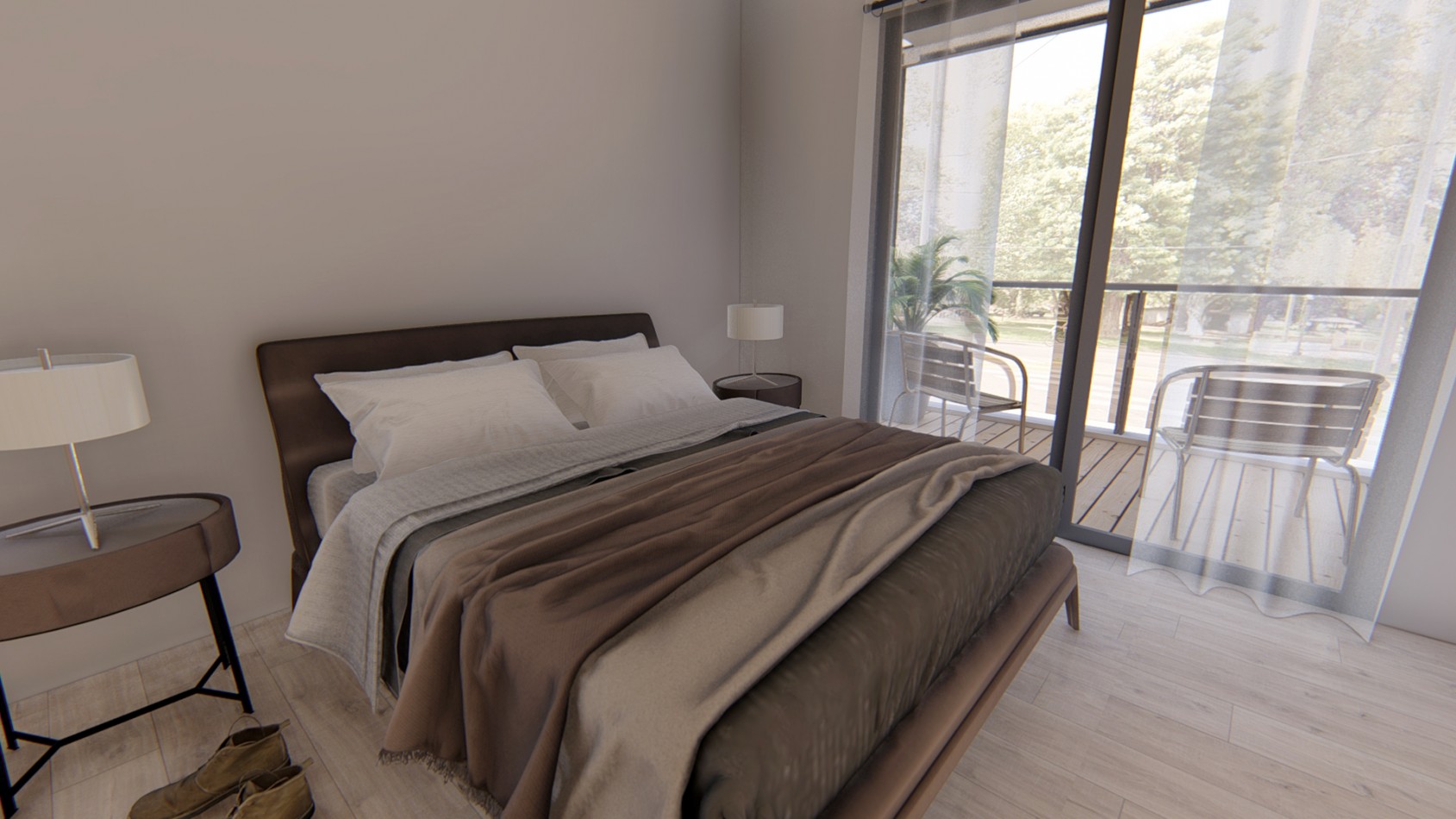 DEPARTAMENTOS SOBRE LA COSTANERA - 2 DORMITORIOS CON PATIO Y COCHERA